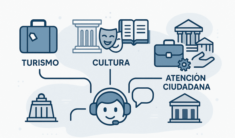 Organización temática de la información en IberASK